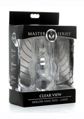 Ms Clear View Hollow Anal Plug Lg by XR LLC