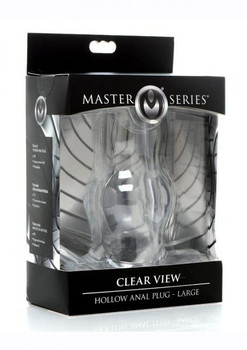 Ms Clear View Hollow Anal Plug Lg by XR LLC