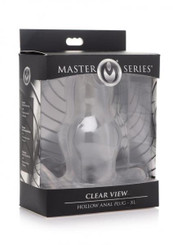 Ms Clear View Hollow Anal Plug Xl by XR LLC