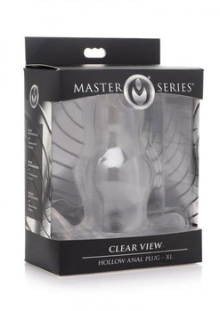 Ms Clear View Hollow Anal Plug Xl by XR LLC