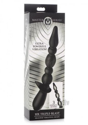 Ms Triple Blast Vibrating Beads Black Best Sex Toy