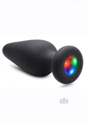 Booty Sparks Silicone Light-up Plug Lg by XR LLC