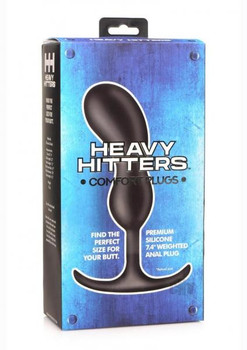 Heavy Hitters Comfort Plugs 7.4 Black Best Sex Toys