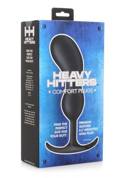 The Heavy Hitters Comfort Plugs 8.2 Black Sex Toy For Sale