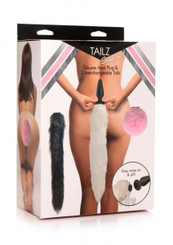 Tailz Silicone Anal Plug And 3 Tails Set by XR LLC