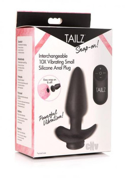 Tailz Snap On Plug W/remote Small Adult Toy