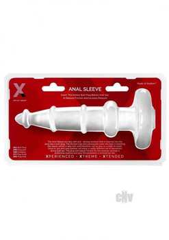 Xplay Anal Sleeve Plug 7 Clear Adult Sex Toys