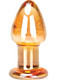 Glas Over Easy Glass Butt Plug by Glas Toy - view 2