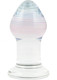 Glas Amythyst Rain Glass Butt Plug by Glas Toy