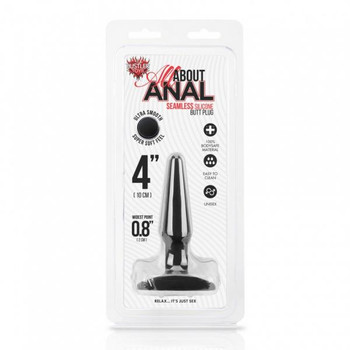 Hustler Silicone Plug 4 Inches Black by Hustler Toys