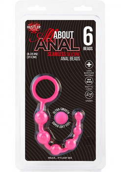 Hustler Anal Beads 6 Balls Pink Silicone Best Sex Toys