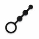 All About Anal Silicone Anal Beads 3 Balls Black by Hustler Toys - Product SKU CNVEF -EHTA3 -BLK