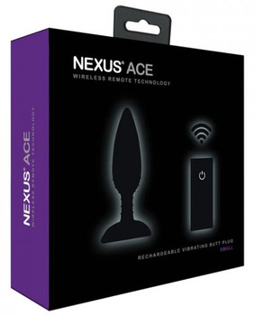 Nexus Ace Remote Control Vibe Plug Small Black Best Sex Toys