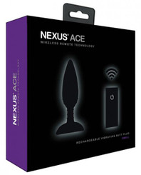 Nexus Ace Remote Control Vibe Plug Small Black