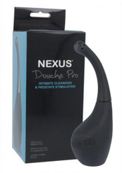 Anal Douche With Prostate Nozzle Black by Nexus