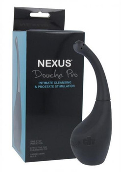 Anal Douche With Prostate Nozzle Black by Nexus