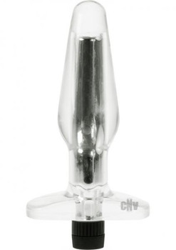 Aquavee Vibrating Butt Plug Clear Kinx by Abs Holdings