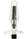 Aquavee Vibrating Butt Plug Clear Kinx by Abs Holdings