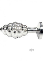 Rouge Threaded Butt Plug Medium Clamshel by Rouge Garments