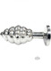 Rouge Threaded Butt Plug Medium Clamshel by Rouge Garments