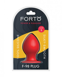 Forto F-98 Plug - Small Red by Vvole LLC