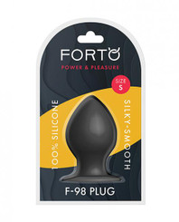 Forto F-98 Plug - Small Black Adult Toys