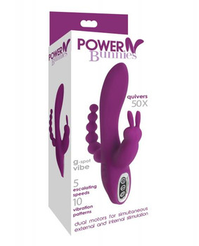 Power Bunnies Quivers G-spot Vibe - Purple Best Sex Toys