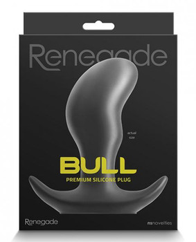 Renegade Bull Small Butt Plug - Black Adult Sex Toy