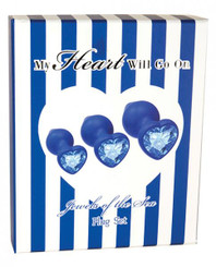 My Heart Will Go On Plug Set 3 Blue Butt Plugs Sex Toy