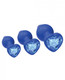 My Heart Will Go On Plug Set 3 Blue Butt Plugs by SI Novelties - Product SKU CNVELD -SI60202