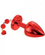 Diogol Anni Torrent 25mm Red Butt Plug by Diogol Sarl - Product SKU CNVELD -DLATR1