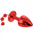 Diogol Anni Torrent 25mm Red Butt Plug by Diogol Sarl - view 2