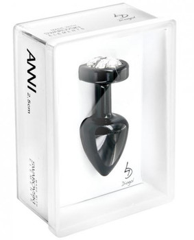 Diogol Anni R Clover T1 Crystal 25mm Black Plug by Diogol Sarl