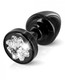 Diogol Anni R Clover T1 Crystal 25mm Black Plug by Diogol Sarl - Product SKU CNVELD -DLACBKT1C
