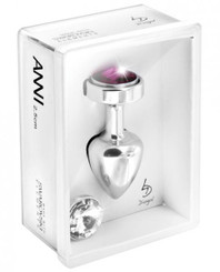 Bling Diogol Anni Butt Plug Magnetic Stone Clear Red by Diogol Sarl