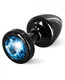Diogol Anni Round Black T1 Butt Plug Blue by Diogol Sarl - view 2