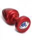Diogol Anni R Cats Eye T1 Crystal Red Butt Plug by Diogol Sarl - Product SKU CNVELD -DL60111
