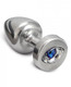 Diogol Anni R Cats Eye T1 Butt Plug Crystal  Silver by Diogol Sarl - Product SKU CNVELD -DL60115