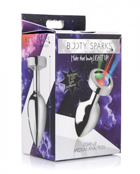 The Bootysparks Light Up Anal Plug - Medium Sex Toy For Sale