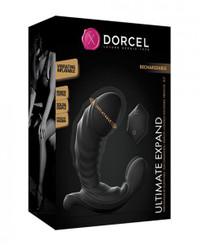 Dorcel Ultimate Expand Butt Plug W/remote - Black Adult Toys