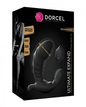 Dorcel Ultimate Expand Butt Plug W/remote - Black Adult Toys