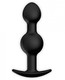 Pretty Love 4.92 inches Silicone Anal Plug with Ball Black by Liaoyang Baile Health Care - view 2