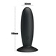 Pretty Love Butt Plug Massager 12 Function Black Adult Toys