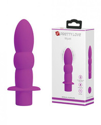 Pretty Love Wyatt 10 Function Silicone Vibrator - Fuchsia Adult Sex Toy