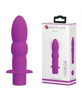 Pretty Love Wyatt 10 Function Silicone Vibrator - Fuchsia Adult Sex Toy