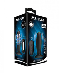 Mr.play Remote Control Vibrating Plug - Black Best Sex Toys