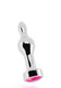 Rich R8 3.5 inches Butt Plug Metal Silver Sapphire by Shots Toys - view 2