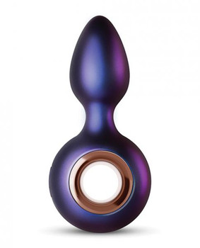 Hueman Deep Space Vibrating Anal Plug - Purple Best Sex Toy