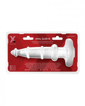 Xplay Gear 7 inches Anal Sleeve Plug - Clear Best Adult Toys