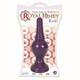 The King Ribbed Tip Anal Plug Purple by Curve Toys - view 3